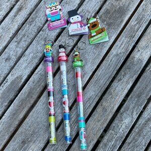 🆕 Lot of Three 3-Pack Holiday Themed Lip Smackers